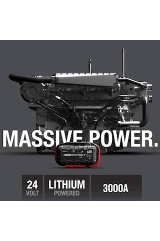 Noco Genius Gb251 24V 3000Amp Ultrasafe Lityum Akü Takviye + Powe