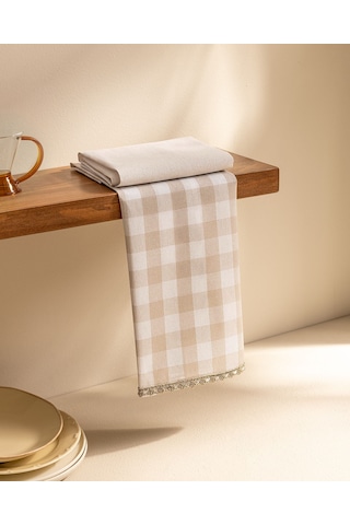 Carree 2'li Kopanakili Kurulama Bezi - Beyaz/bej 8684427202173 Çok Renkli