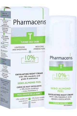 Akne Karşıtı Ve Sebum Salımını Düzenleyici %10 Mandellic Acid Peeling Krem 50ml. Pssn110