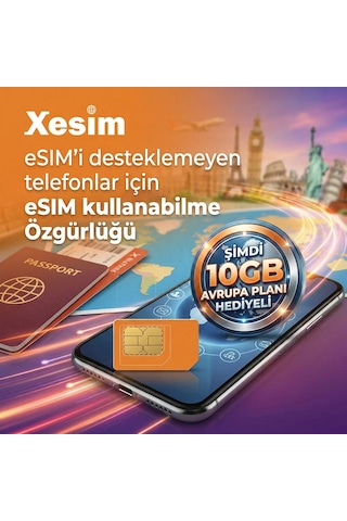 Esim I Desteklemeyen Telefonlar Için Esim Kullanabilme Özgürlüğü 10Gb li