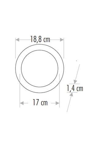 Cata Ct-5148 Slim Led Panel 15w Beyaz - 5 Li Paket Beyaz