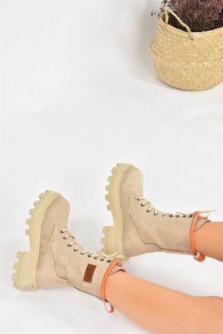 Fox Shoes Vizon Süet Kadın Bot L973916002