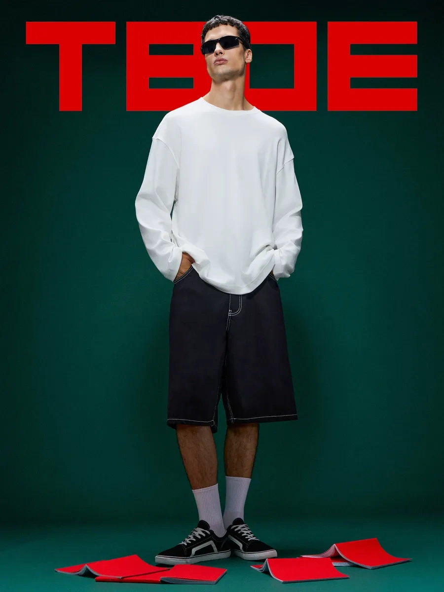 Tvoe Pamuklu Oversize Uzun Kollu 462771320 Beyaz