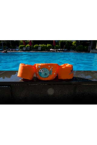 Myswim Yüzdürme Yardımcısı  Balon Balığı-Turuncu Turuncu