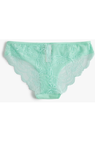 Koton Brief Dantelli Külot Fitilli Pamuklu Yeşil 4slk30108mk Yeşil