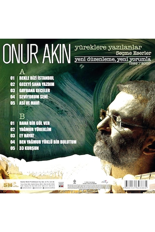 Plak - Onur Akın / Yüreklere Yazılanlar Seçme Eserler 1989/2000