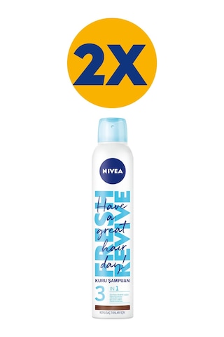 Nivea Koyu Saç Tonları İçin Kuru Şampuan 2 x 200 ML
