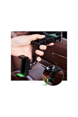 Evrensel Çok Fonksiyonlu 360 Derece Dönebilen Cep Telefonu Tutacağı Araba Dikiz Aynası Tutacağı