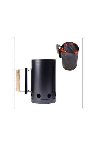 Trendooze Isı Dayanıklı Paslanmaz Çelik Barbekü Baca Başlatıcısı