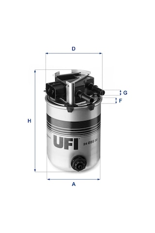 Ufi Yakıt Filtresi Qashqaı Iı X-traıl 24.095.00
