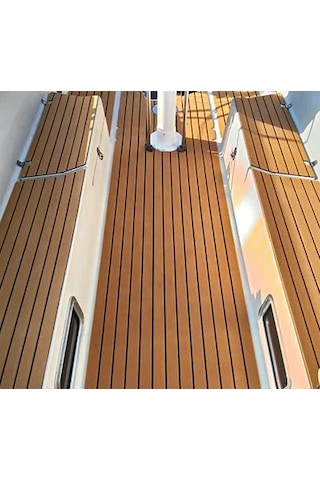 Suni Teak Zemin Kaplama Decking Sheet 120x240 Cm Altın