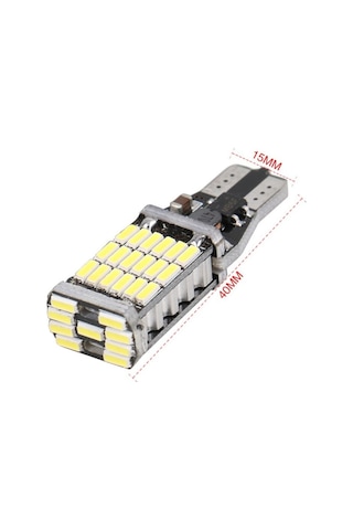 Megaotomarket T10 T15 Park Led Geri Vites 45 Led Çok Güçlü Beyaz Işık Ottoman
