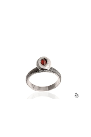 Mineral Takı Garnet Tasarım Yüzük (85680546)