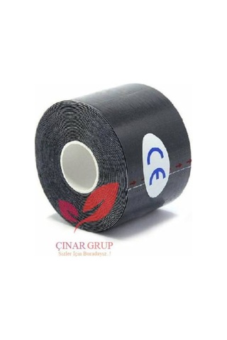 Vzn Kinesio Sport Tape Sporcu Bandı Siyah Renk 5Cm X 5M