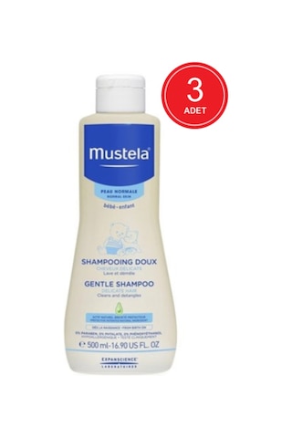 Mustela Gentle Bebek Şampuanı 3 x 500 ML