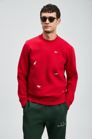 Lufian Noel Erkek Sweatshirt Kırmızı Kırmızı 112030188100700 Kırmızı