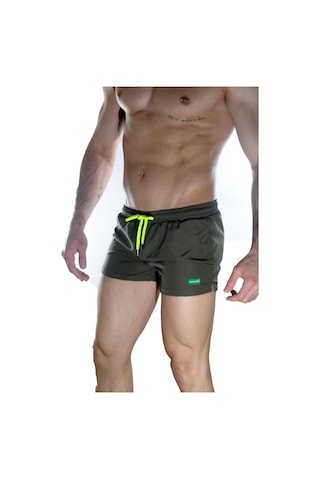 Cojans Erkek Yeşil Mini Mayo Short Çok Renkli
