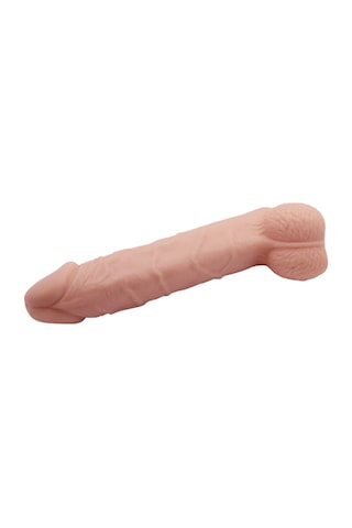 Morgece 8 Cm Dolgulu Damarlı Realistik Penis Kılıfı