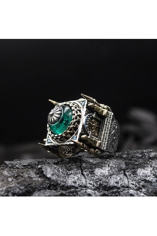 Islam Usta Tasarımı Yeni Çağ Gümüş Erkek Yüzük