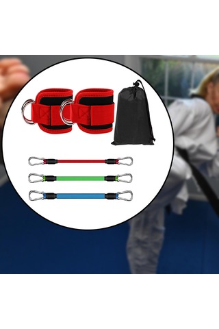 Suntek Güç Antrenmanı Çalışmaları İçin Kırmızı Direnç Bandı Kırmızı