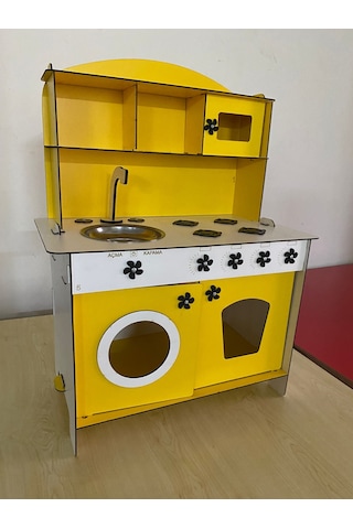 3 Mm Ahşap Oyuncak Mutfak