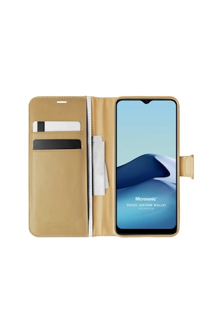 Microsonic Vivo Y20 Kılıf Delux Leather Wallet