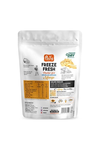 Pol's Freeze Fresh Dondurularak Kurutulmuş Mango 20 Gr 20 G