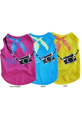 Köpek İçin Sarı Sweat Picture Of Dog Pet Kostüm