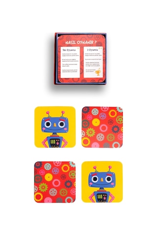 Melimelek Robotlar Hafıza Kart Oyunu