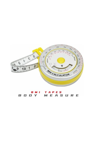 Sarı Mezura Test Kullanımı Kolay Kitle İndeksi 7.2x2.1cm Vücut Hesap Makinesi Diyet Mezura Araçları Plastik 150cm