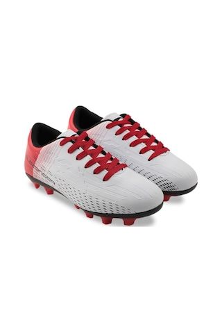 Slazenger SCORE I KR Erkek Halı Saha Beyaz / Kırmızı Futbol Ayakkabısı