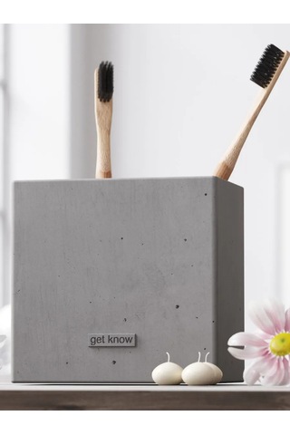 Getknow Home Banyo İçin Diş Fırçası Bardağı 269935864 Gri