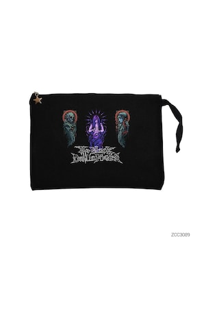 Zepplin Giyim The Black Dahlia Murder Human Body Siyah Clutch Astarlı Cüzdan Siyah