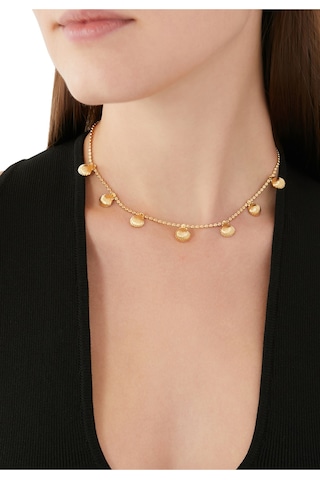 Zarif Kabuk Choker Kolye Çok Renkli