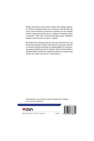 Aristoteles'in Poetika: Şiir Sanatı Üzerine Bir Eser
