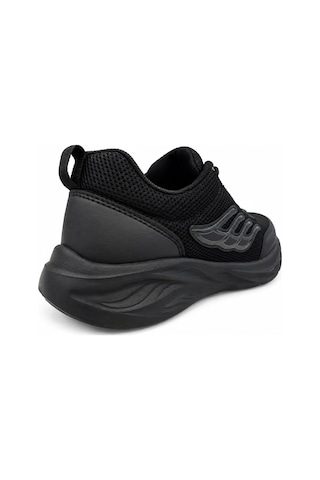 Papucumun Dünyası Kadın Nefes Alabilen File Yüzey Hafif Yürüyüş Ve Günlük Kullanıma Uygun Sneaker Siyah