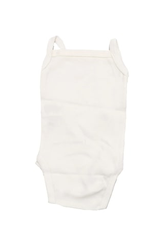 Bebegen Unisex Ekru İp Askılı Çıtçıtlı Badi Zıbın Çok Renkli
