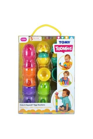 73083 Tomy. Saklambaçlı Yumurta Kule Seti. 6-36 Ay.