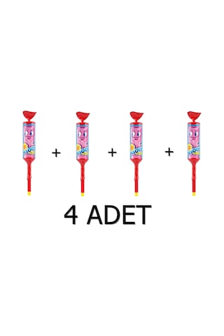 Chupa Chups Melody Pops Düdüklü Lolipop Şeker Çilekli 4 x 15 G