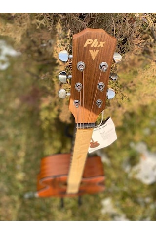 Phx Ince Kasa Elektro Akustik Gitar-Maun Ağacı-Gül Klavyeli