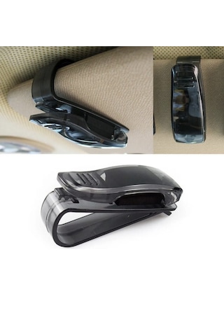 Point Araç Içi Gözlük Tutucu Oto Gözlük Tutacağı Klipsli Güneşliğe Takılan Kartvizit Tutucu