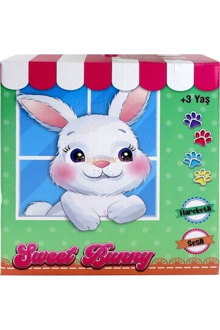 Pilli Peluş Tavşan - Pembe