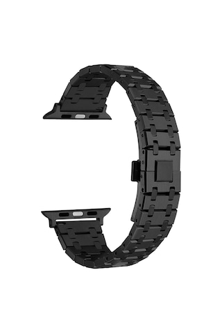 Apple Uyumlu Watch 7 45mm Zore Krd-83 Metal Kordon