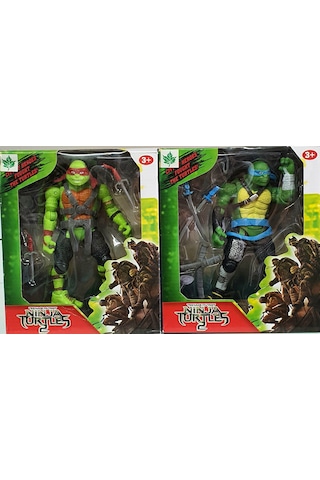 Oyuncak Ninja Kaplumbağalar Leonardo Raphael Michelangelo 4lü Set