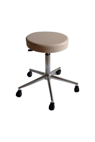 Tabure Lüks Kromaj Ayaklı