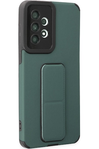 Newface - 283 - Samsung Galaxy Uyumlu A33 5g Kılıf Mega Standlı Silikon - Csmo-tex - - Yeşil