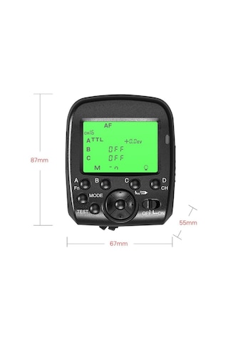 Pdx Plus,g1 Trigger Lcd Ekranlı Ttl Kablosuz Tetikleyici 16 Kanal Sony