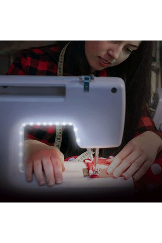 Ximistore9 Sewing Machine Led Aydınlatma Şeridi 5v 2835 Model Su Geçirmez 300mm Dürtme Anahtarlı Kolay Kurulum Çok Amaçlı Işık Kaynağı