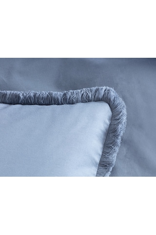 Madame Coco Sona Tek Kişilik Püsküllü Nevresim Takımı Nt0000000143tek Kişilik-indigo