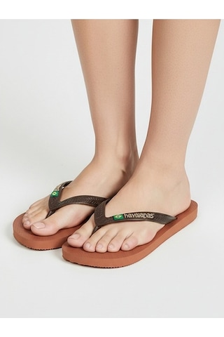 Havaianas Brasıl Logo Erkek Kahverengi Terlik - 4110850